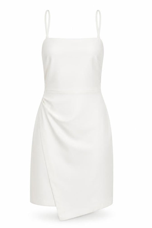 Zara Women's White Slip Dress XS Party Summer