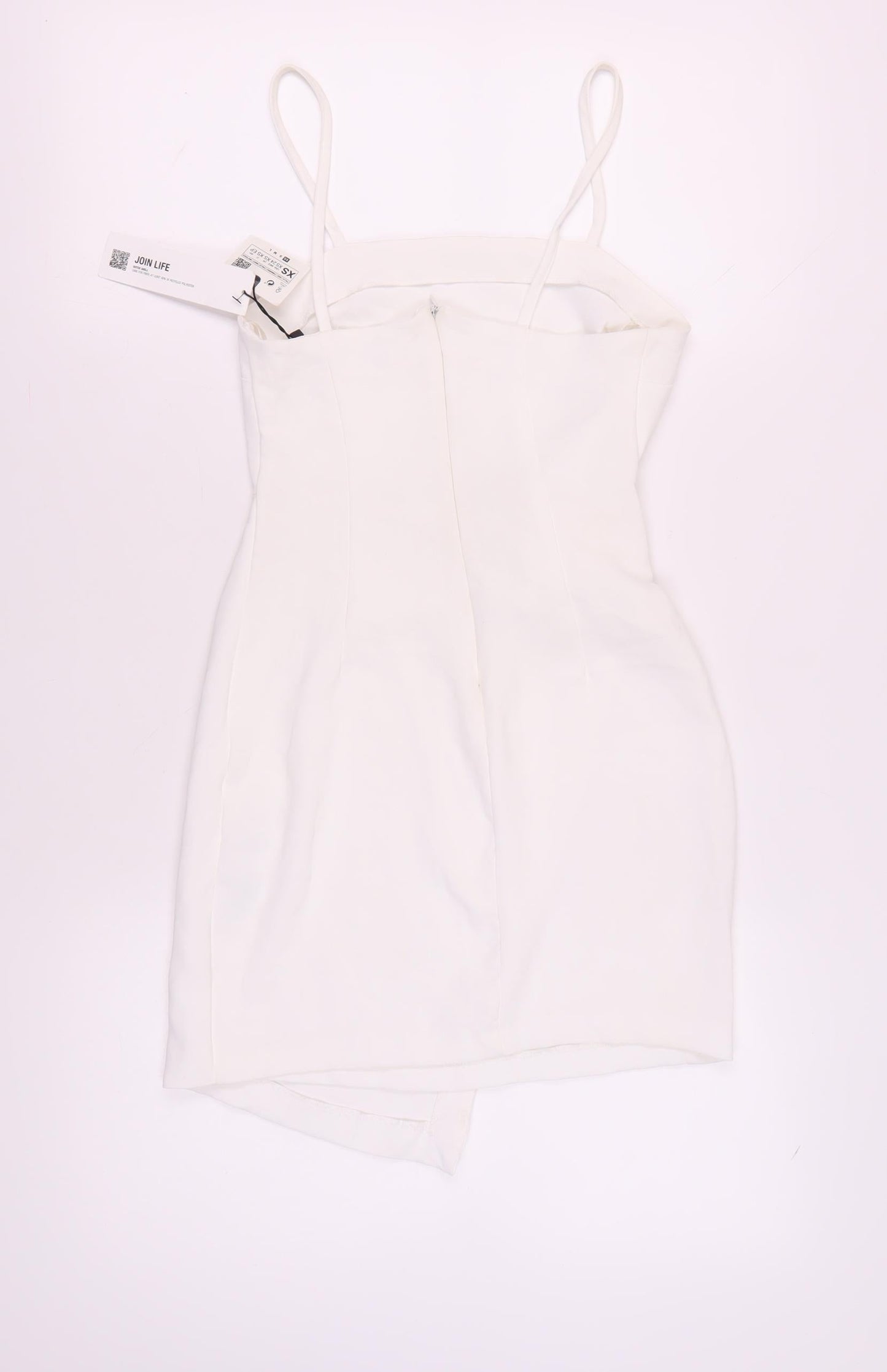Zara Women's White Slip Dress XS Party Summer