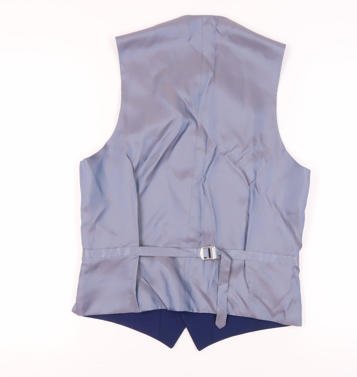 French Connection Men's Blue Waistcoat, Size 38, Regular Fit