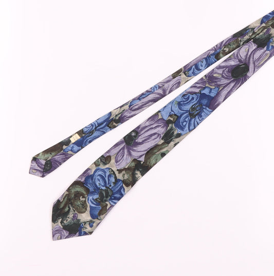 New World Men's Multicoloured Floral Tie