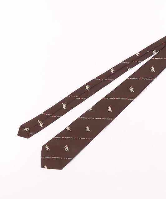 Lochcarron of Scotland Men's Brown Silk Animal Tie