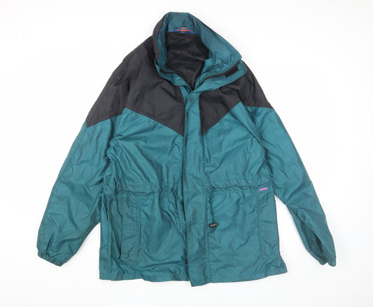 Bryntech Men's Green Mid-Length Hooded Jacket M