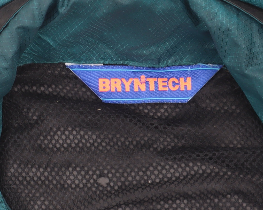 Bryntech Men's Green Mid-Length Hooded Jacket M