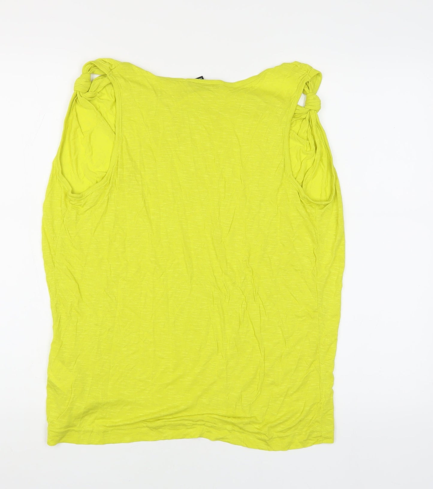 H&M Women's Green Sleeveless Tank Top M