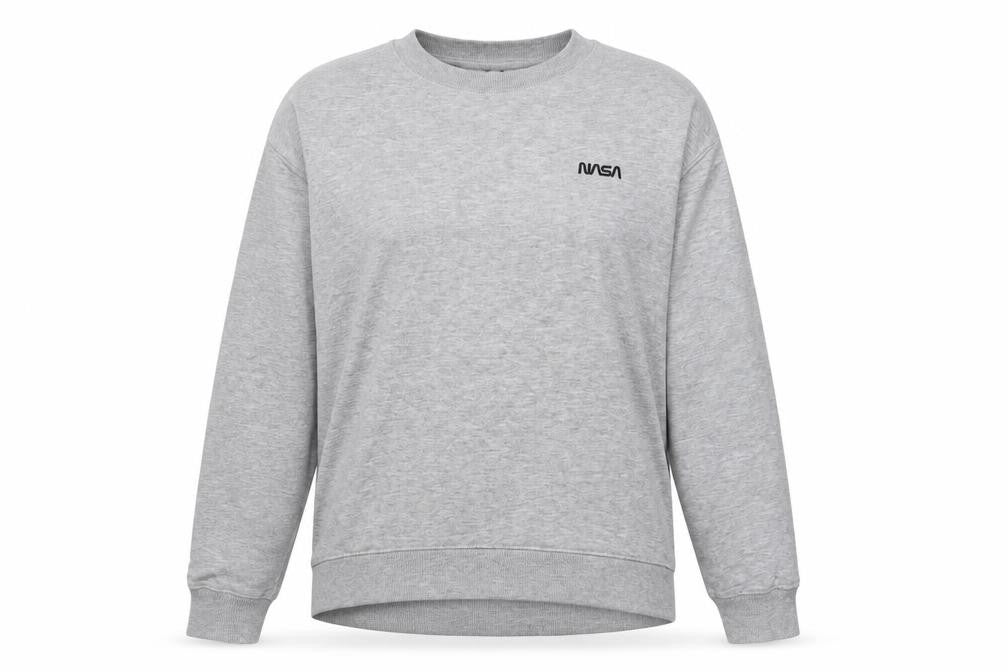 H&M Women's Grey Pullover Jumper M Crew Neck Casual
