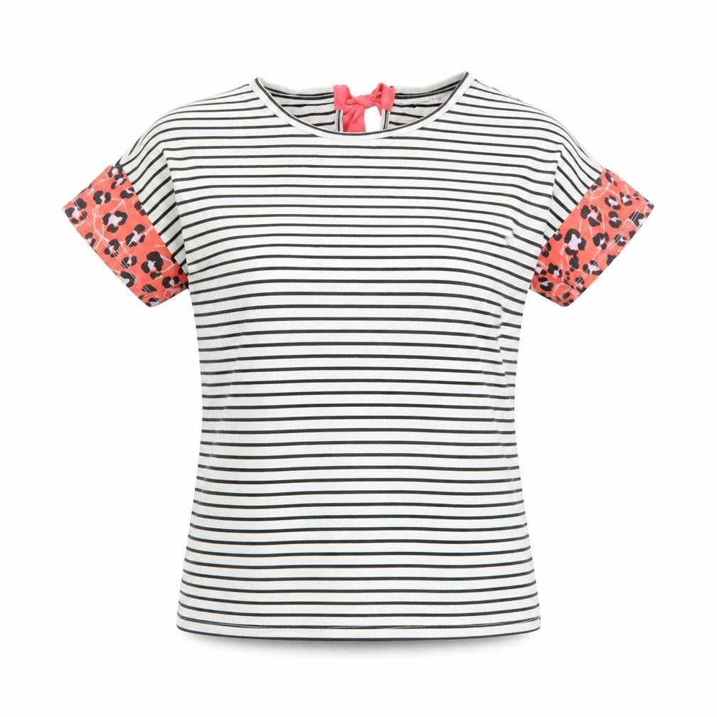Noozo Women's Multicoloured Striped T-shirt Size 12