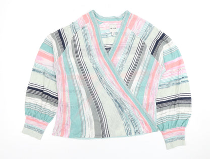 NIC+ZOE Women's Multicoloured Wrap Jumper S