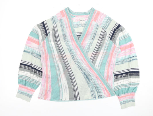 NIC+ZOE Women's Multicoloured Wrap Jumper S