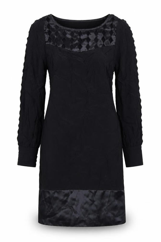 Reiss Women's Black Dress UK 6 Long Sleeve