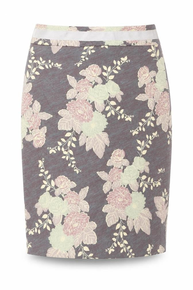 Coast Women's Multicoloured Floral Skirt - Size 10