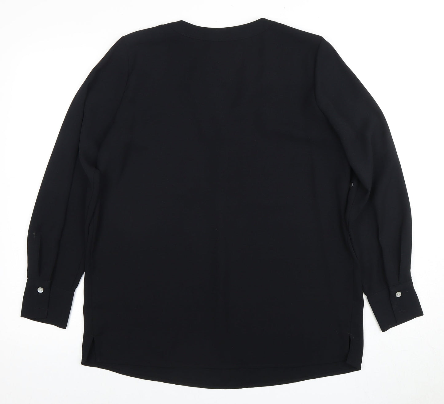 Marks and Spencer Black Blouse - Size 12 - Women's Casual