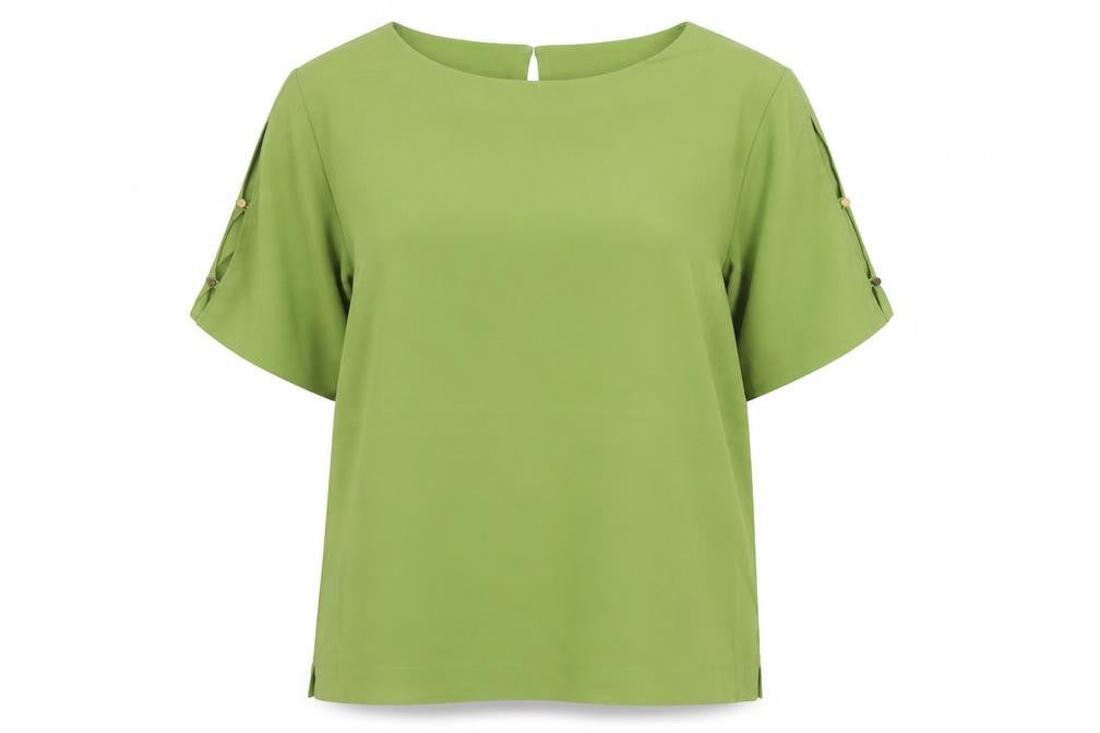 Marks & Spencer Women's Green Basic Blouse Size 16