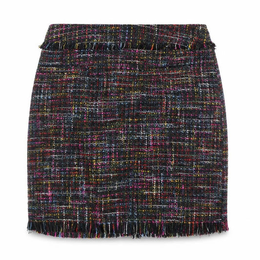 Women's Size 6 Multicoloured Tweed Pencil Skirt