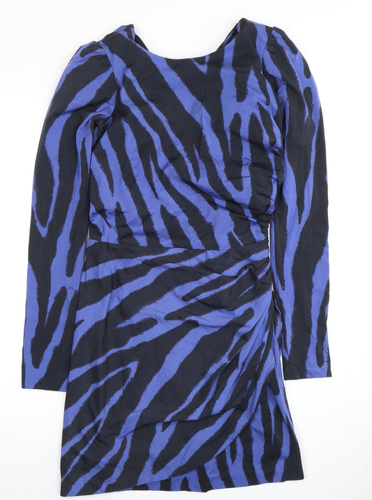 Reiss Women's Multicoloured Bodycon Dress Size 8