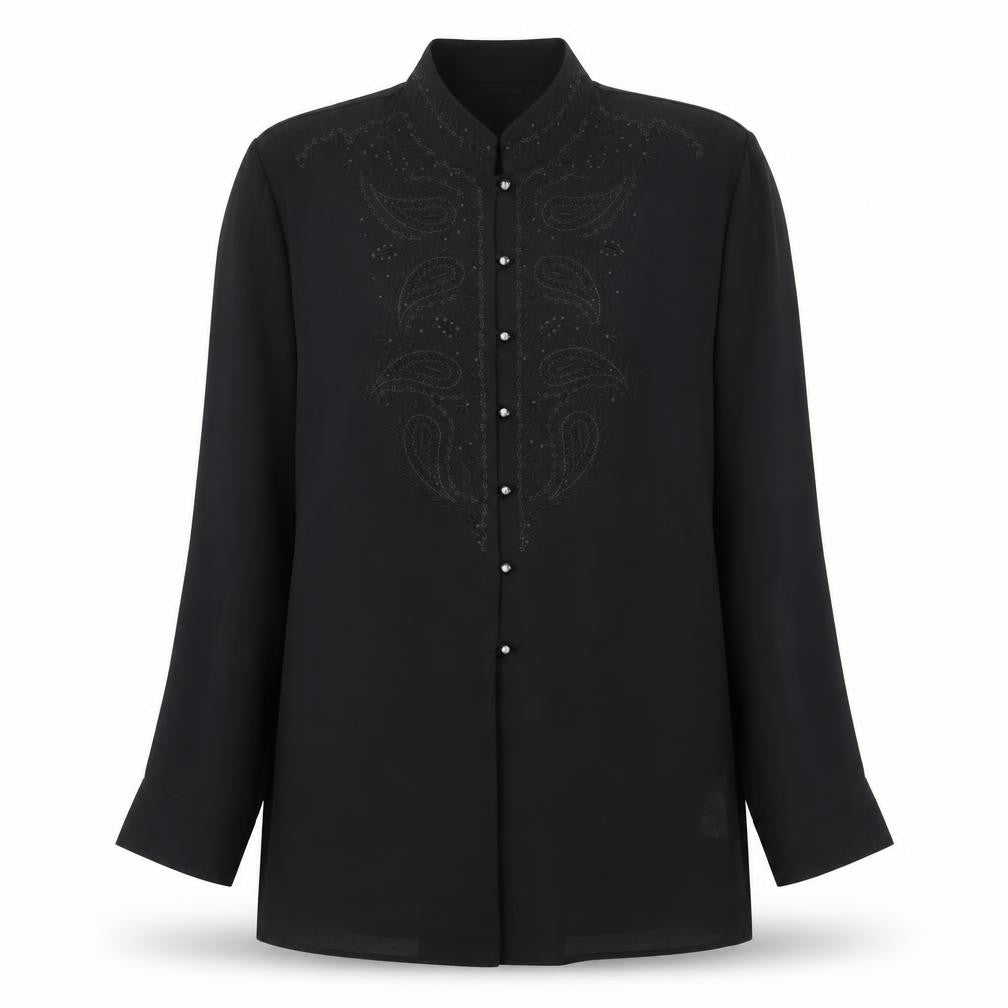 Marks & Spencer Women's Black Button-Up Size 14