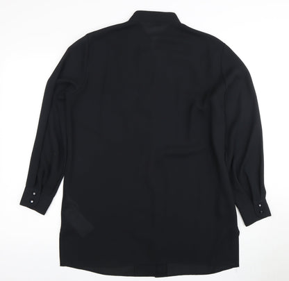 Marks & Spencer Women's Black Button-Up Size 14