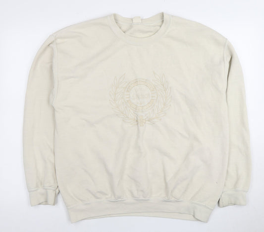 Urban Outfitters Unisex Beige M Pullover Sweatshirt