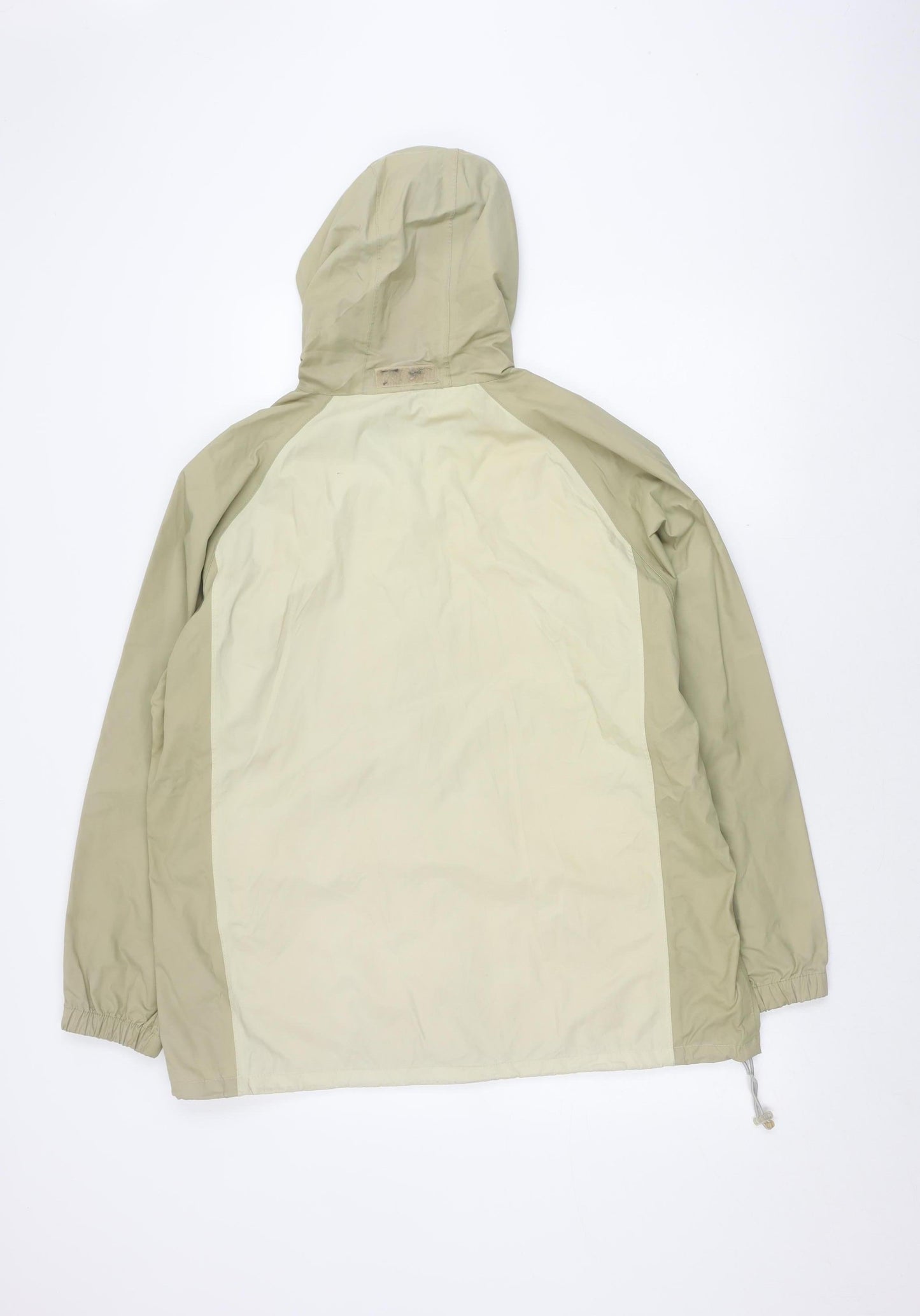 Gelet Women's Beige Rain Coat Size 18 Hooded Casual