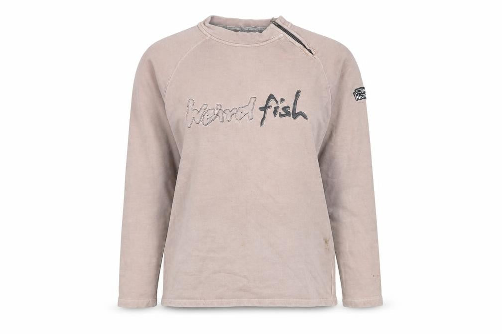 Weird Fish Women's Grey Pullover Sweatshirt Size M