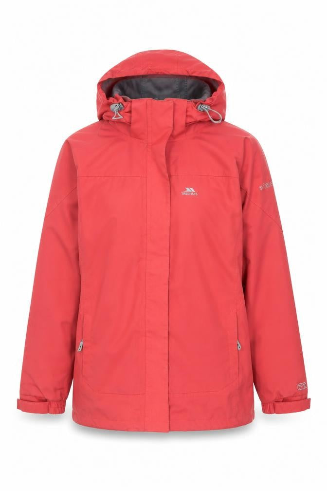 Trespass Women's Red Waterproof Rain Coat, Size M