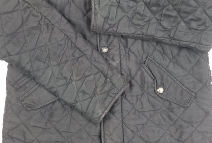 Feraud Men's Black Quilted Jacket Size S