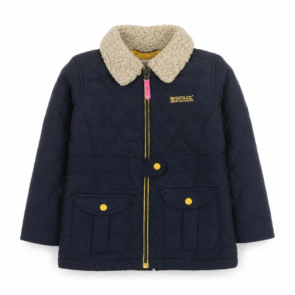 Regatta Girls Blue Quilted Jacket 6 Years
