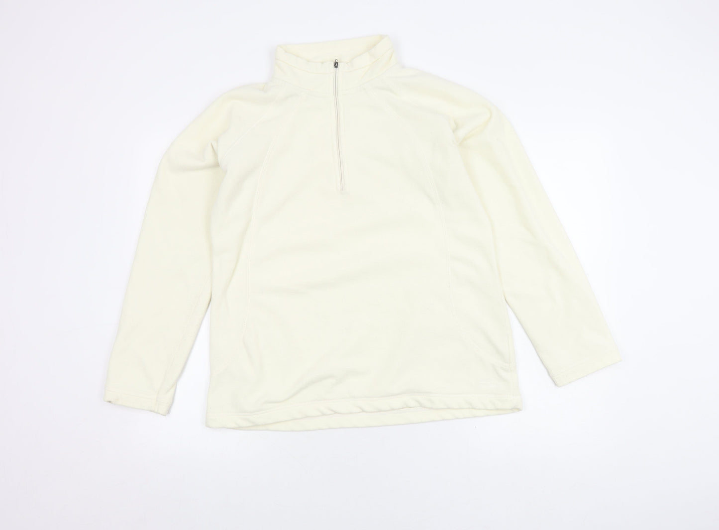 Peter Storm Women’s Ivory Zip Sweatshirt Size 16