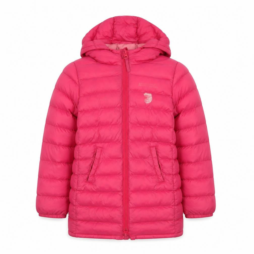 Mountain Warehouse Pink Girls Puffer Jacket Size 3-4 Years