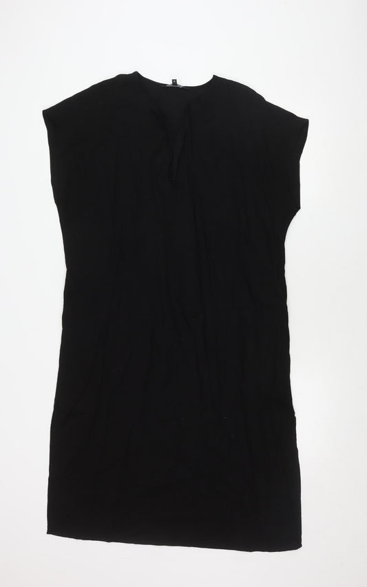 Jasper Conran Women Black Dress M Cotton