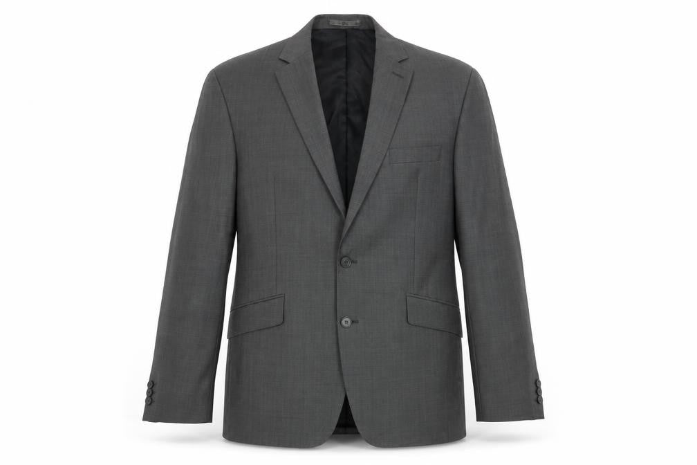 Stvdio Jeff Banks Men's Grey Blazer, Size 46, Regular Fit