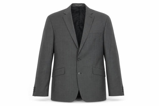 Stvdio Jeff Banks Men's Grey Blazer, Size 46, Regular Fit