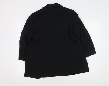River Island Women's Black Blazer Size 10 Regular Fit