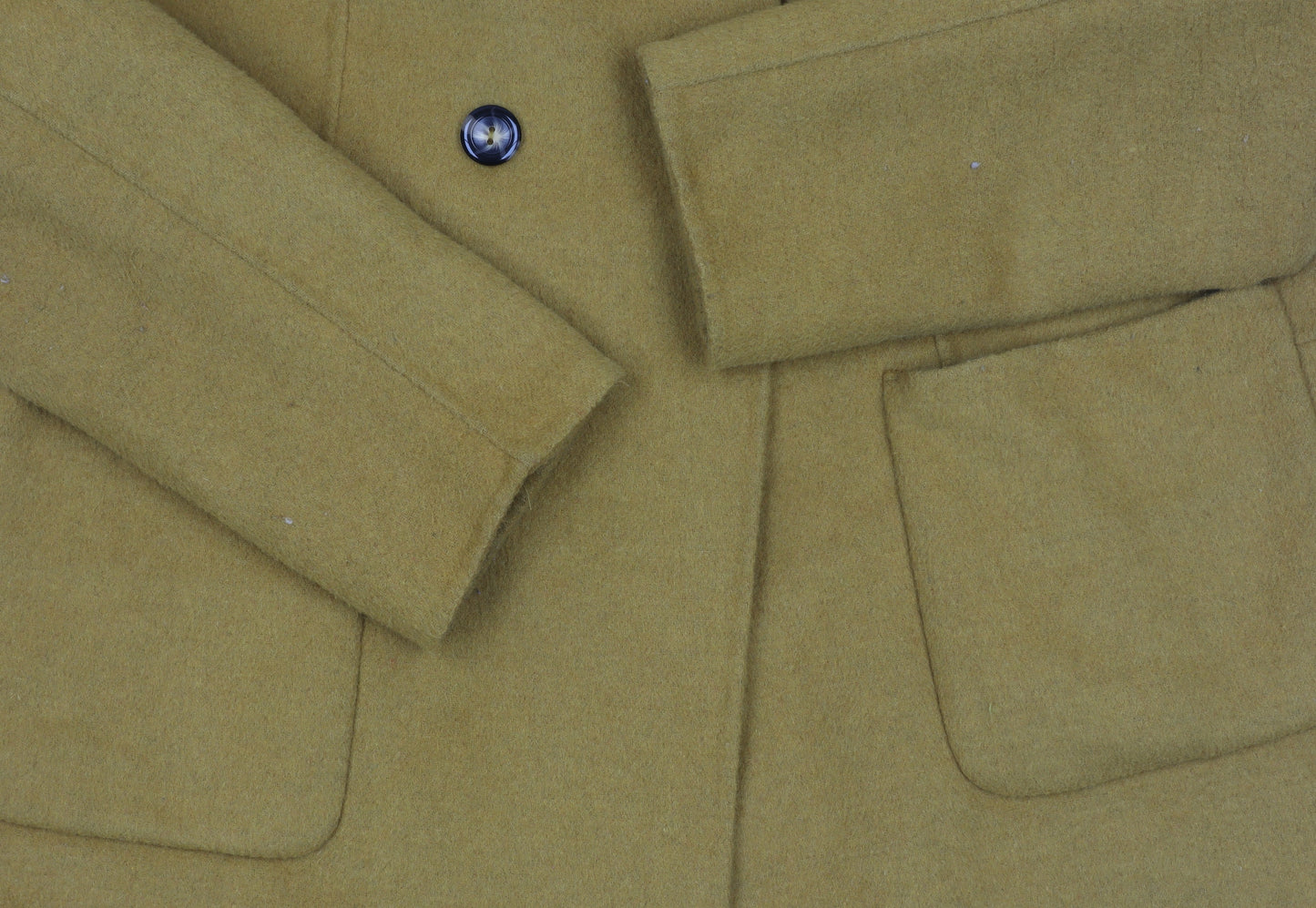 Marks and Spencer Women's Yellow Wool Blend Pea Coat Size 10