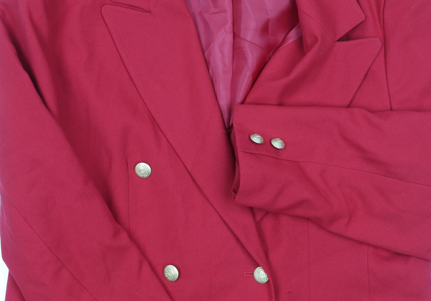 Modern Classics Women's Red Double-Breasted Blazer