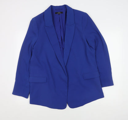 Next Women's Blue Blazer, Size 16, Notch Lapel