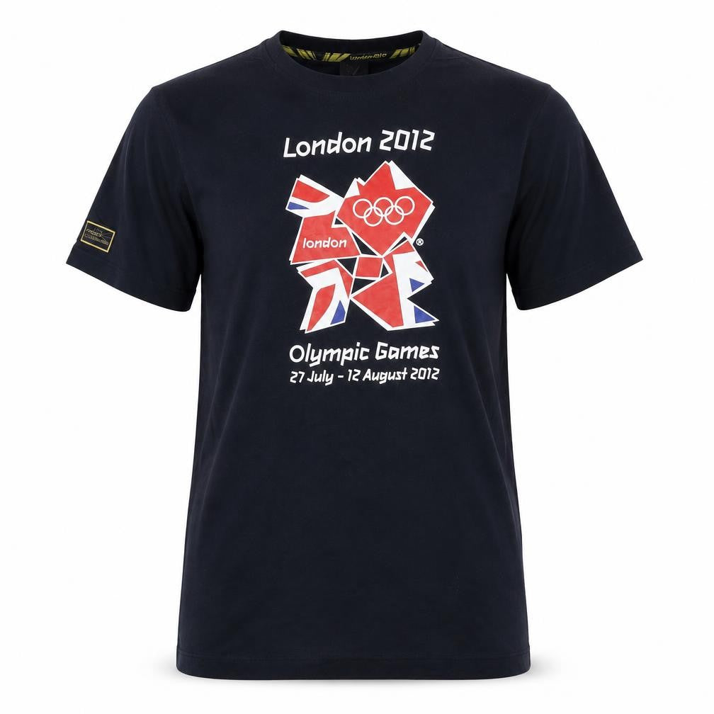 London 2012 Men's Black Olympic T-Shirt, Size S, Sports