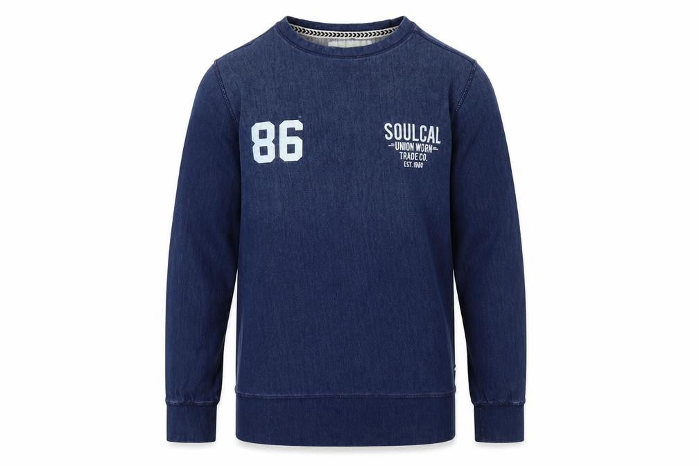 SoulCal Men's Blue Pullover Sweatshirt Size S
