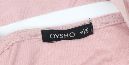 Oysho Women's Pink Tank Top Size S Casual Basic