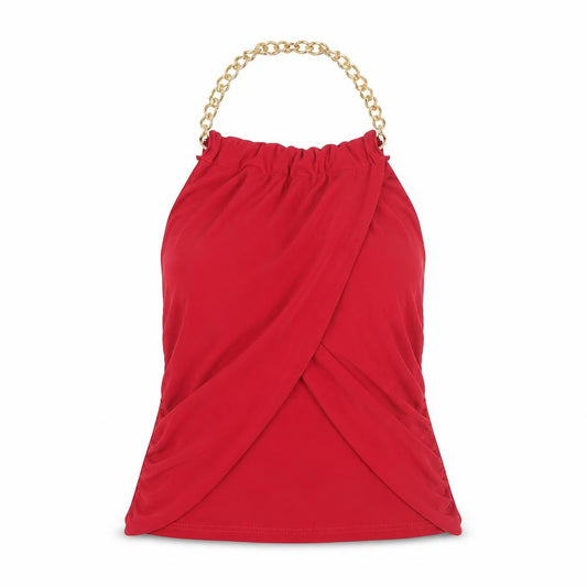 Quiz Women's Red Halter Camisole Top Size 14