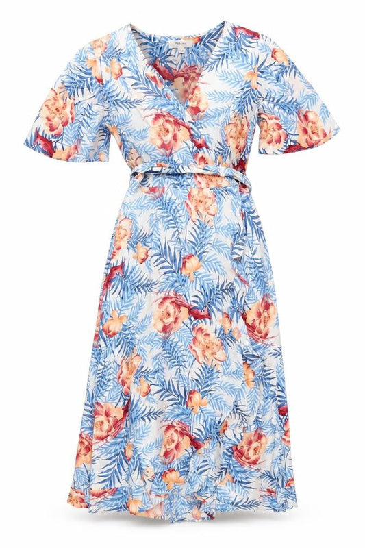 Marks & Spencer Women's Floral Wrap Dress Size 8