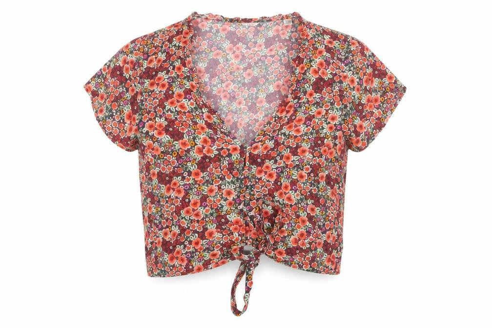 Jack Wills Women's Multicoloured Floral Blouse, Size 12