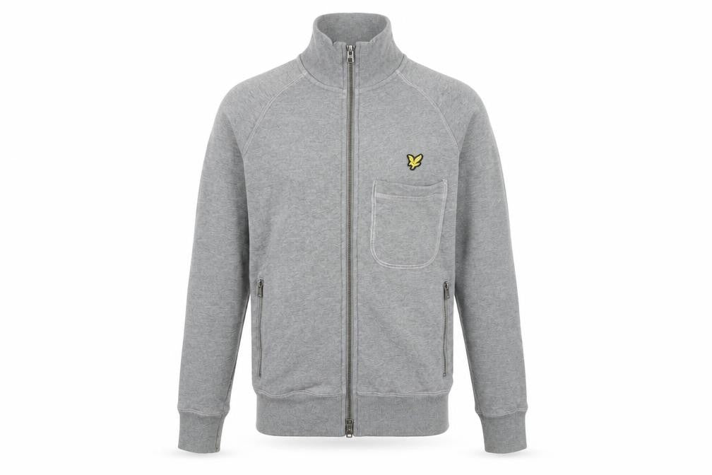 Lyle & Scott Men's Grey Full Zip Sweatshirt S