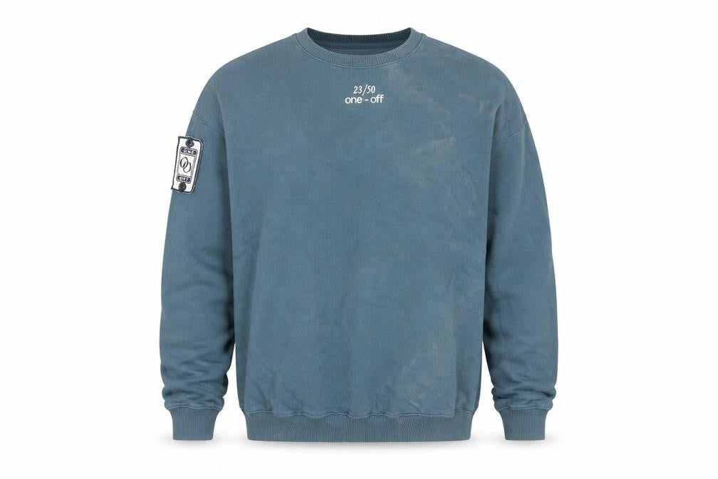 One - Off Men's Blue Sweatshirt M Pullover Long Sleeve