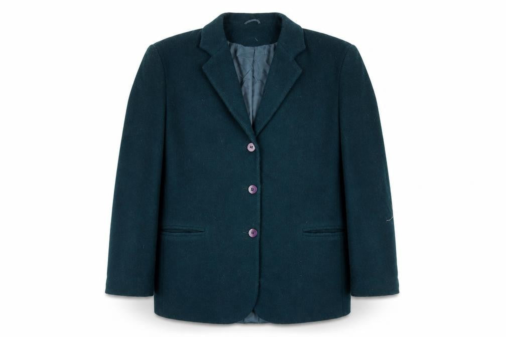 Style Inc Women's Green Wool Coat Size 12