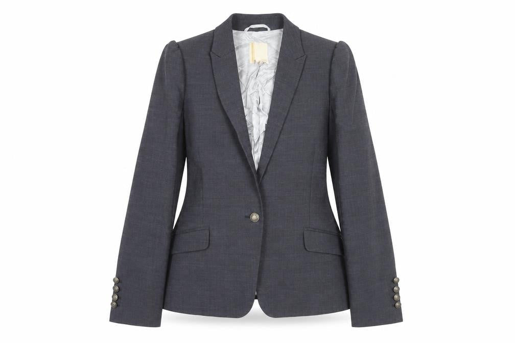 Next Women’s Grey Blazer Jacket Size 14 Business Style
