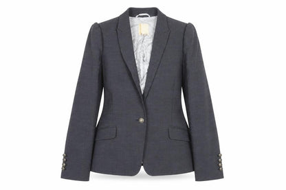 Next Women’s Grey Blazer Jacket Size 14 Business Style