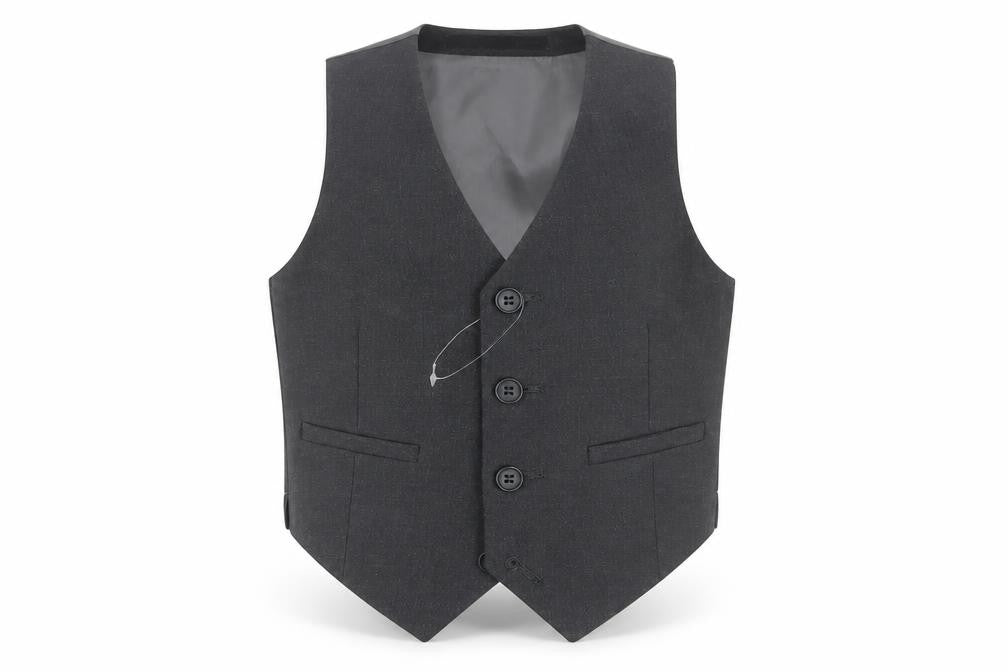 Marks & Spencer Boys Black Suit Waistcoat 2-3 Years