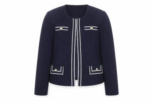 Dorothy Perkins Women's Blue Button Jacket Size 14