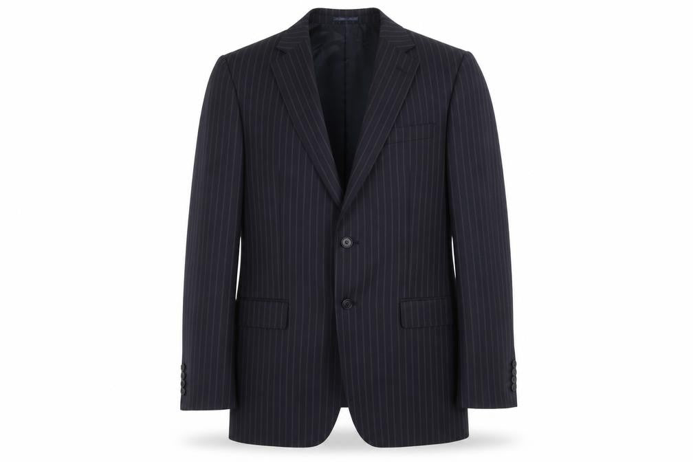 Jaeger Men's Black Striped Blazer - Size 40L
