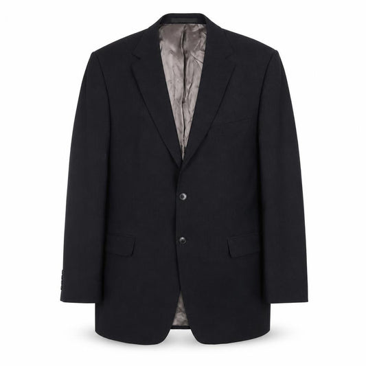 Marks & Spencer Men's Black Long Blazer Jacket - 42L